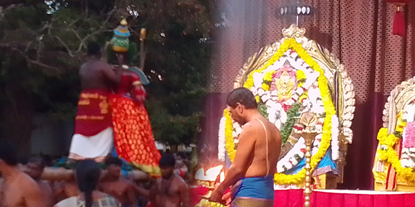 வல்லிபுர ஆழ்வார் ஆலய நரகாசுர சங்காரம்.