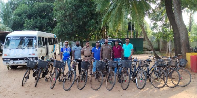 பல்வேறு பகுதிகளில் துவிச்சக்கர வண்டிகளை திருடிய நபர் சிக்கினார்!!
