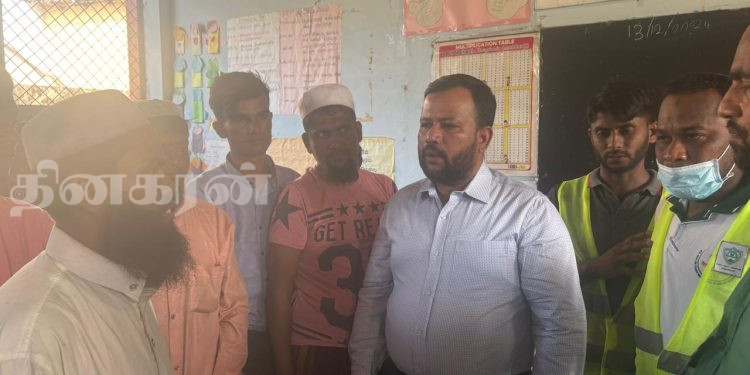 ரோஹிங்யர்களை நேரில் சென்று நலன் விசாரித்த ரிசாட் எம்.பி
