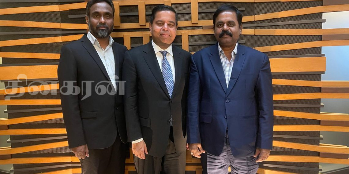 கனேடிய அமைச்சர் ஹரி ஆனந்தசங்கரியைச் சந்தித்தார் சிறீதரன் எம்.பி..!!!