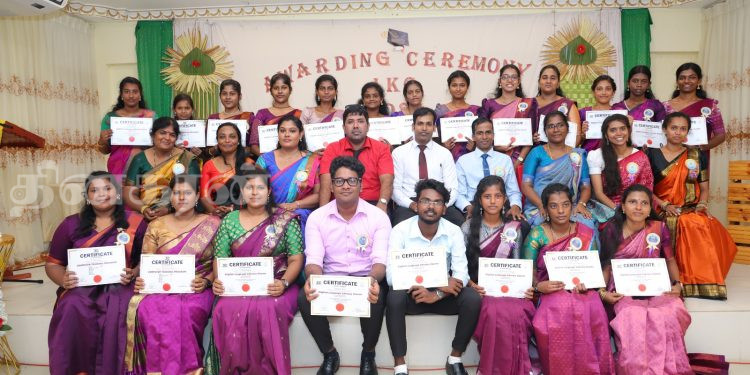 கற்கை நெறியை பூர்த்தி செய்த மாணவர்களுக்கான சான்றிதழ் வழங்கும் நிகழ்வு!