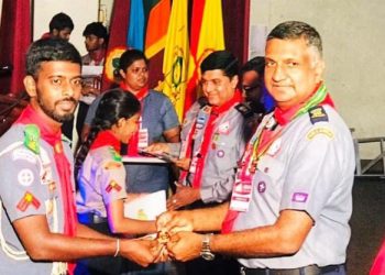 திரிசாரணர் பிரிவில் சாரணர் பேடன் பவல் விருதைப் பெற்ற வவுனியா மாவட்ட மைந்தன்.!