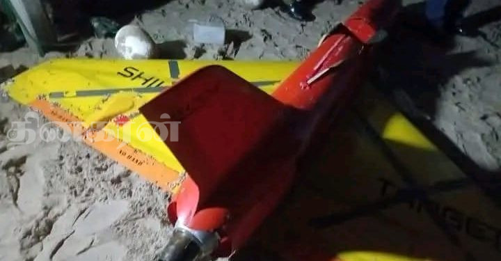 திருகோணமலையில் பதற்றம்; மிதந்த நிலையில் ஆளில்லா விமானம் மீட்பு.!