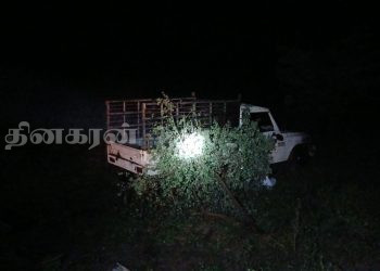 வேக கட்டுப்பாட்டை இழந்த வித்துக்குள்ளான கப்ரக வாகனம்- சாரதி வைத்திசாலையில் அனுமதி!