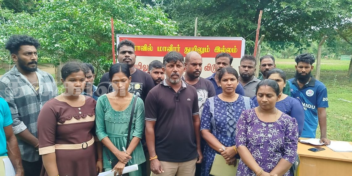 தேராவில் மாவீரர் துயிலும் இல்லக் காணியை இராணுவத்தினரிடமிருந்து மீட்டுத் தாருங்கள்! 