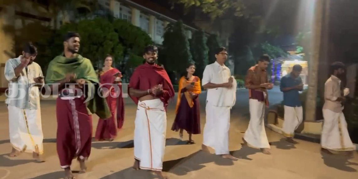 யாழ். பல்கலைக்கழக மாணவர்களால் திருவெம்பாவைப் பாராயணம் இசைப்பு!
