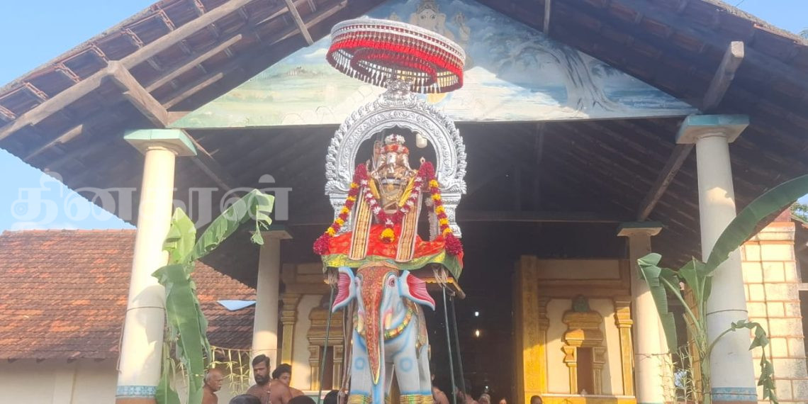 தெல்லிப்பழை காசி விநாயகர் ஆலயத்தில் கஜமுகசங்காரம்!