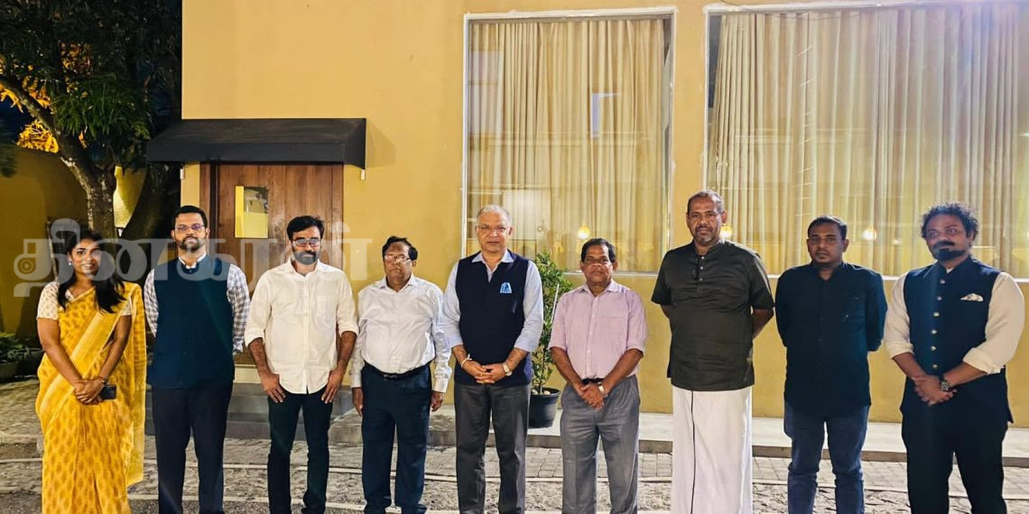 அரசியல் பிரமுகர்களுடன் முக்கிய சந்திப்பில் ஈடுபட்ட இந்திய உயர்ஸ்தானிகர்.!