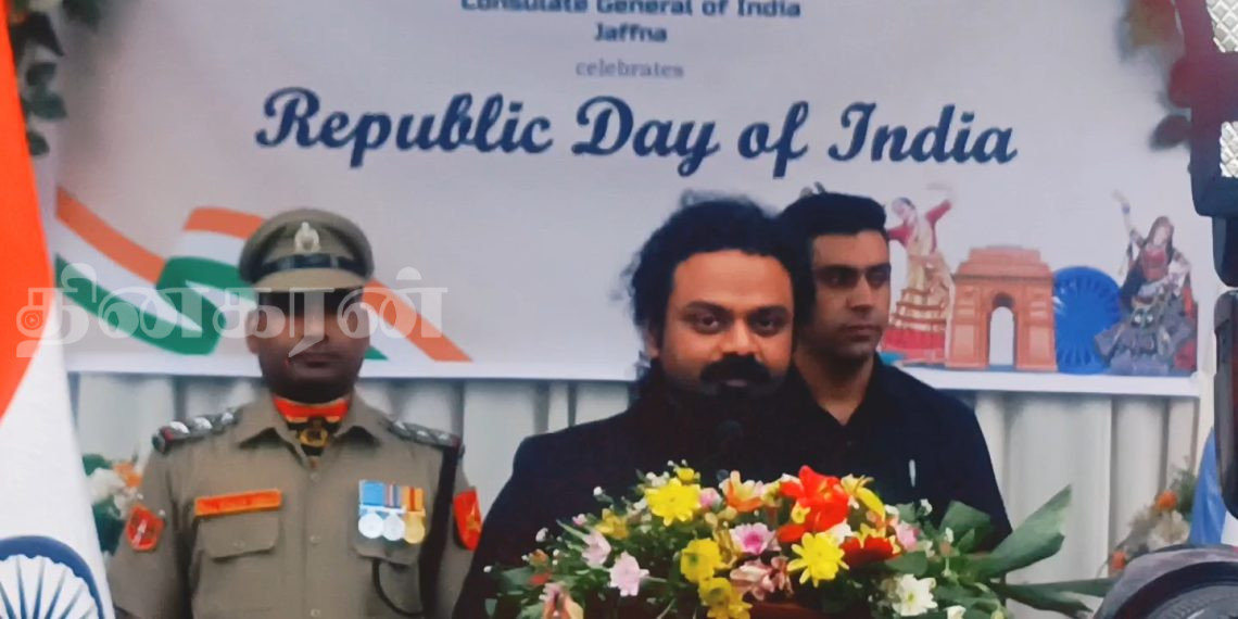 யாழ் இந்திய துணைத் தூதரகத்தில் 76 ஆவது குடியரசு தின நிகழ்வு.!