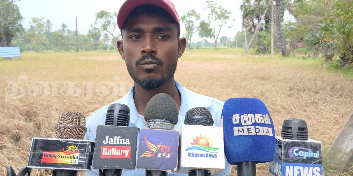 முற்று முழுதாக எரிந்த நிலையில் உள்ள விவசாய நிலங்கள்.!