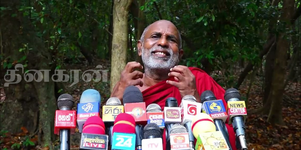 பொலிஸ், காணி அதிகாரங்களை வடக்கு மக்களுக்கு வழங்காதீர்கள் – ராகுல தேரர் இடித்துரைப்பு.!