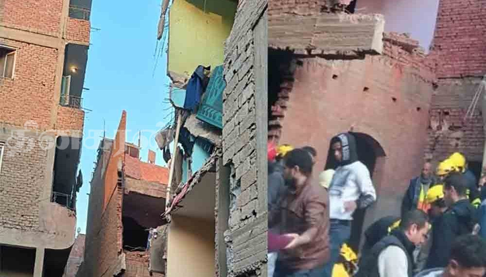 எகிப்து நாட்டில் கட்டிடம் இடிந்து விழுந்து 10 பேர் பலி…!