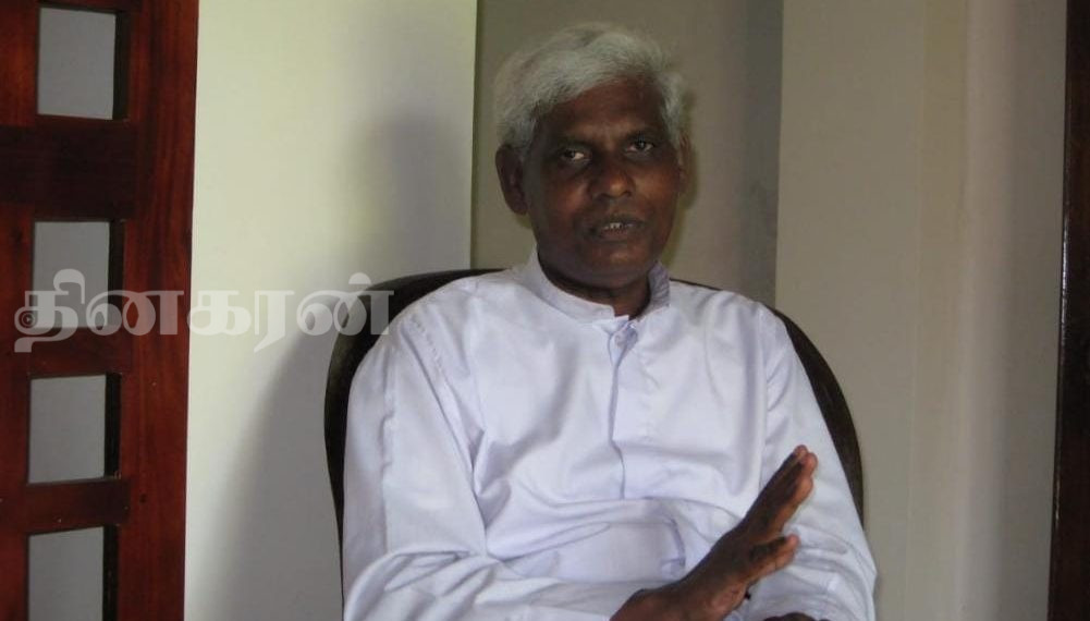 சமூக புதைகுழியினை மறைக்கும் முகமாக தையிட்டி விகாரை கட்டப்பட்டுள்ளதா? என சந்தேகம் – அருட்தந்தை மா.சத்திவேல் கேள்வி