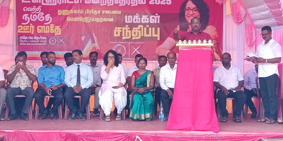 பிரசார கூட்டத்தில் கலந்து கொண்ட பிரதமர் – உள்ளூராட்சி வேட்பாளர்களுக்கு ஆதரவு