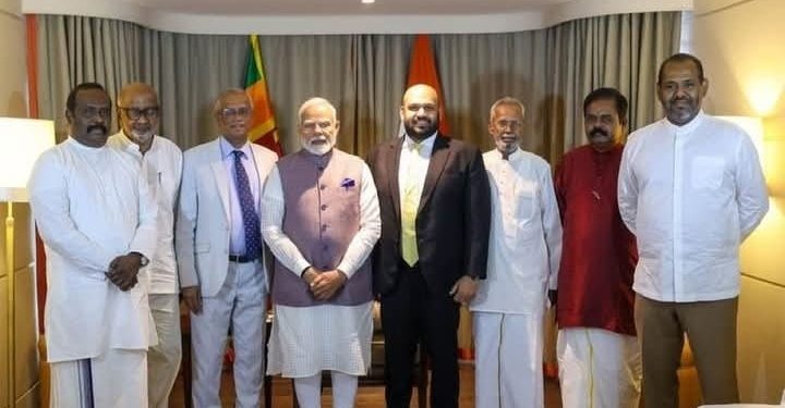 இந்திய பிரதமர் மோடியுடன் தமிழ்த் தலைவர்கள் இன்று விரிவான பேச்சுகள்!