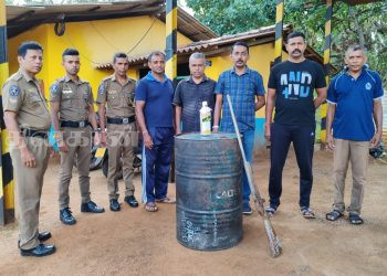 துப்பாக்கியுடனும், கோடாவுடனும் ஒருவர் கைது!