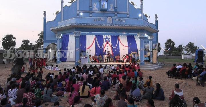 கப்பலேந்தி மாதா ஆலயத்தில் ஒளி விழா நிகழ்வு