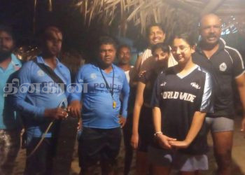 சுழியில் சிக்குண்ட 3அமெரிக்க பிரஜைகளை காப்பாற்றிய பொலிஸார்!