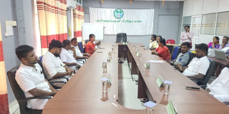கிளிநொச்சி பச்சிலைப்பள்ளி பிரதேச சபையின் தவிசாளராக சுப்பிரமணியம் சுரேன் ஏக மனதாக தெரிவு