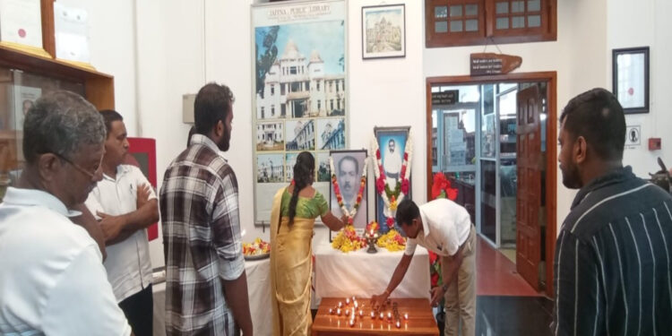 யாழ். பொது நூலகம் எரிக்கப்பட்டமையின் 44 ஆவது ஆண்டு நினைவுநாள்.!
