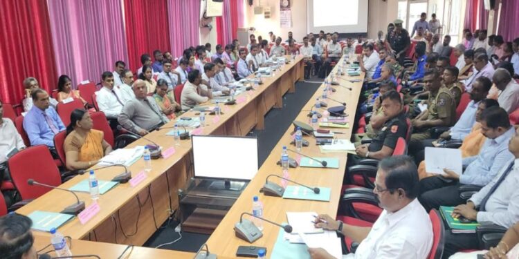 கிளிநொச்சி மாவட்ட ஒருங்கிணைப்புக் குழுக் கூட்டம்.!