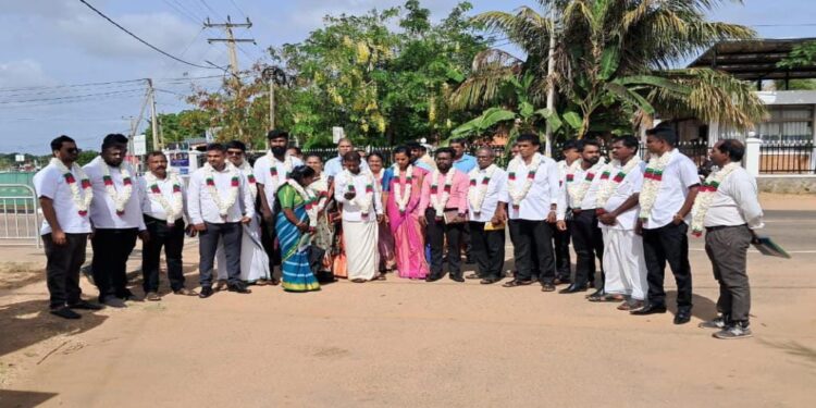 முல்லைத்தீவில் கரைதுறைப்பற்று பிரதேச சபை உறுப்பினர்களுக்கான வரவேற்பு நிகழ்வு..!