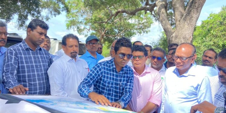 பாலியாறு குடிநீர் திட்டம் நடைமுறைப்படுத்துவதற்கான ஒருங்கிணைந்த கள விஜயம்.!