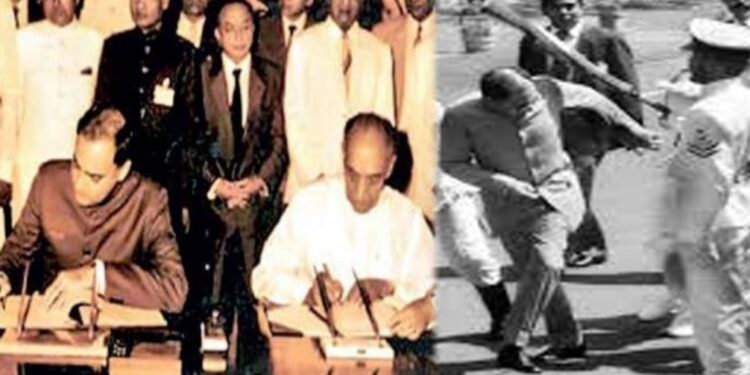 இலங்கை – இந்திய ஒப்பந்தம் கையெழுத்து; ஆர்மியால் ராஜீவ் காந்தியின் மண்டையும் உடைப்பு – மேலும் பல வரலாற்றுச் சம்பவங்கள்.!