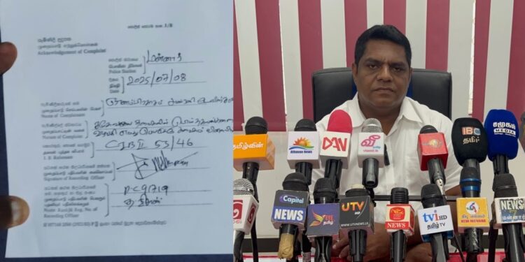 மன்னார் நகர சபைத் தலைவருக்கு எதிராக முறைப்பாடு.!