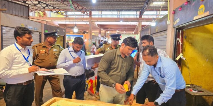 அளவீட்டு அலகுகள், நியமங்கள் மற்றும் சேவைகள் திணைக்கள அதிகாரிகளால் விசேட சோதனை.!