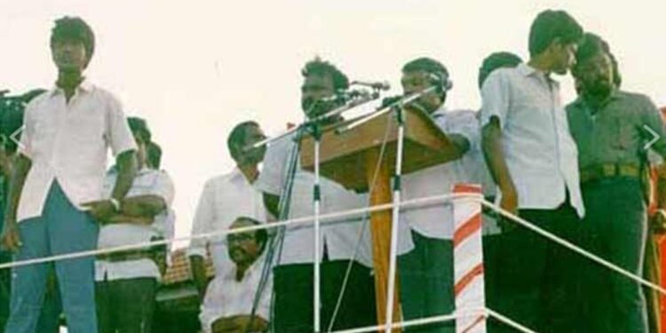 த.வி.பு. தலைவர் வே.பிரபாகரன் சுதுமலையில் முதன் முதலில் மக்கள் முன் தோன்றினார்; மேலும் பல வரலாற்றுச் சம்பவங்கள்.!