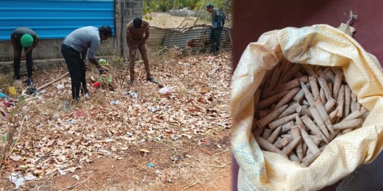 தமிழர் பகுதியில் அதிகளவான தோட்டாக்கள் மீட்பு.!