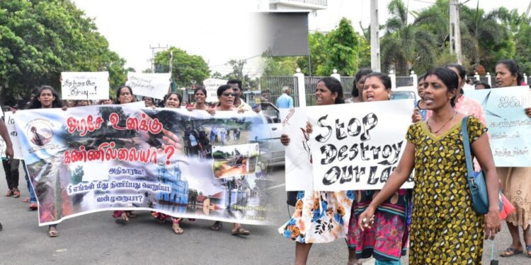 காற்றாலை மின் கோபுரத்திற்கு எதிராக தொடரும் போராட்டம்..!