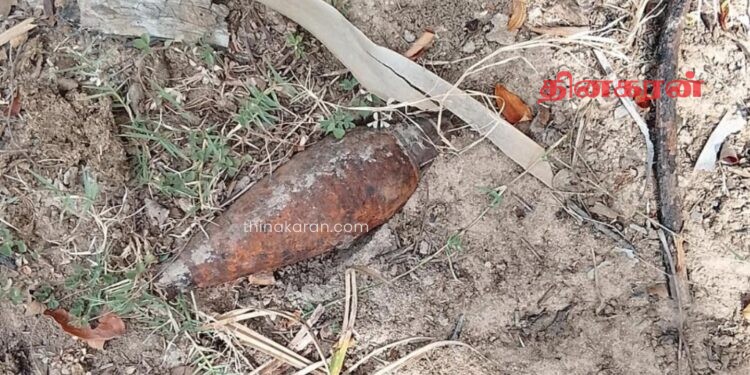 மீட்கப்படாத நிலையில் காணப்படும் வெடிகுண்டு.!