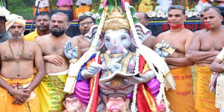 விநாயகர் சதுர்த்தி ஆன்மீக எழுச்சி ஊர்வலம்.!