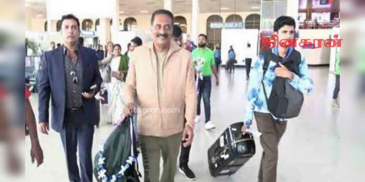 இலங்கை வந்த தென்னிந்திய நடிகர்!