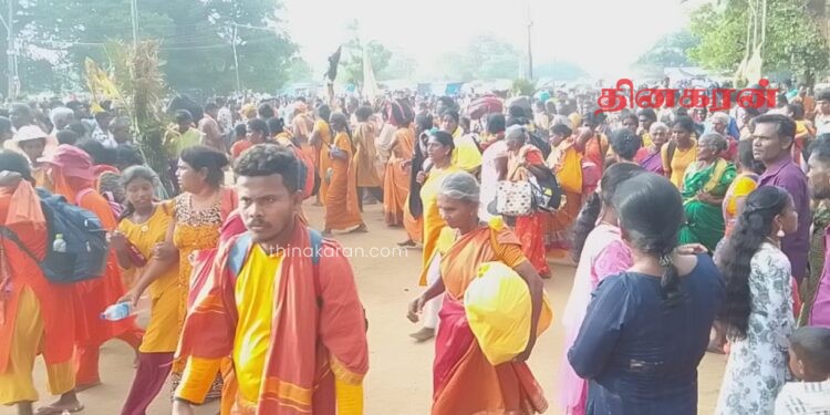 வெருகலம்பதி சித்திரவேலாயுதர் ஆலயத்தை அடைந்த பாதயாத்திரை.!