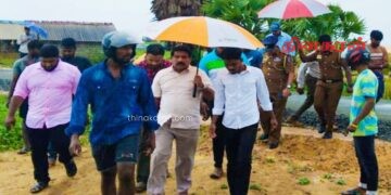 கற்கோவளம் கடற்கரைப் பகுதிக்கு சந்திரசேகர் விஜயம்!