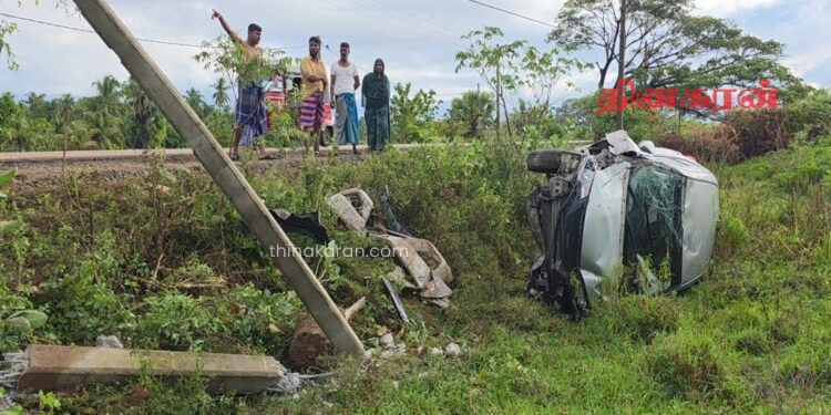 இன்று அதிகாலை இடம்பெற்ற கோர விபத்து.!