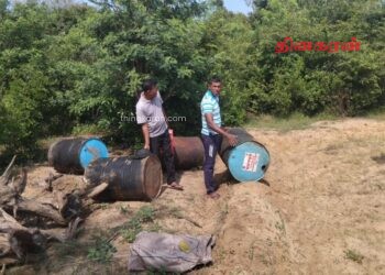 சட்டவிரோத கசிப்பு உற்பத்தி நிலையம் முற்றுகை.!
