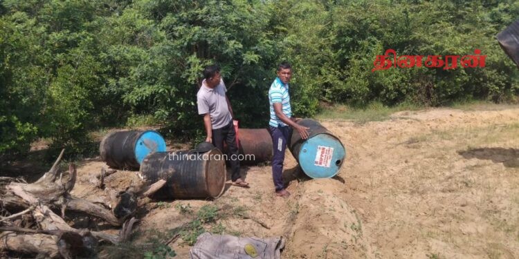 சட்டவிரோத கசிப்பு உற்பத்தி நிலையம் முற்றுகை.!