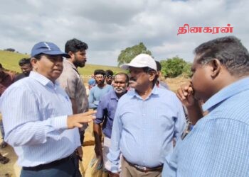 முத்தையன்கட்டுக் குளத்திற்கு நேரடி கள விஜயம் மேற்கொண்ட ரவிகரன் எம்.பி!
