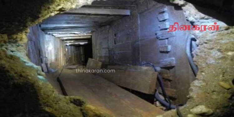 ஜெர்மனி வங்கி சுவற்றை துளையிட்டு திருட்டு!