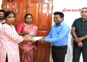 டித்வா சூறாவளியால் பாதிக்கப்பட்ட தொழில் முயற்சியாளர்களுக்கு நிதி உதவிகள் வழங்கி வைப்பு.!