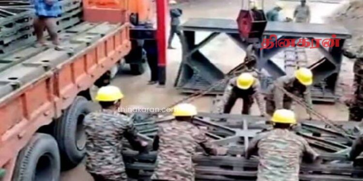 இந்திய படையினர் இலங்கையில் அமைத்த மூன்றாவது பெய்லி பாலம்.!