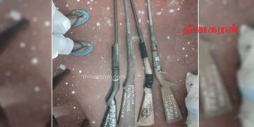 உள்ளூர் தயாரிப்பு துப்பாக்கிகளுடன் நான்கு பேர் கைது..!