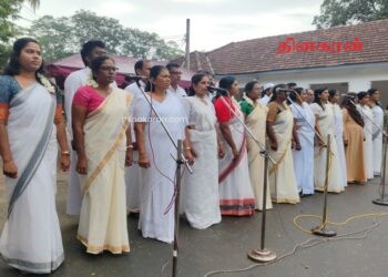 வவுனியா மாவட்ட செயலகத்தில் நடைபெற்ற சுதந்திர தின நிகழ்வு.!