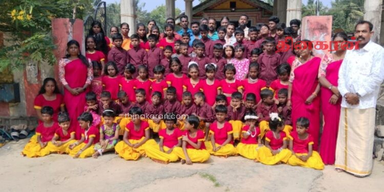 அறநெறி மாணவர்களுக்கு தமிழ் பண்பாட்டு உடைகள் வழங்கி வைப்பு.!