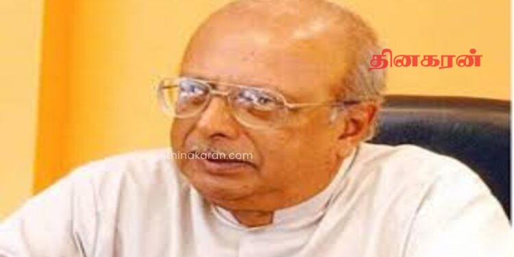 முன்னாள் அமைச்சர் திஸ்ஸ விதாரண காலமானார்.