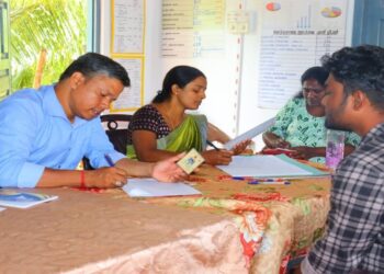 துணுக்காய் பிரதேச செயலக பிரிவில் நடைபெற்ற காணியற்றவர்களுக்கான நேர்முகத் தேர்வு.!